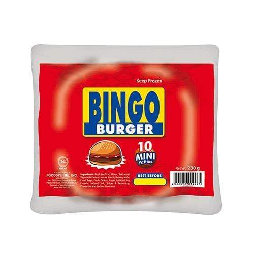 Bingo Frozen Bingo Mini Beef Burger 230g