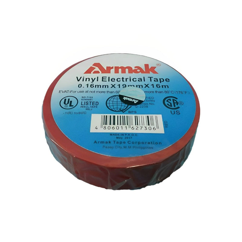 Armak Vinyl Electrical Tape 3/4 x 16m Red Big