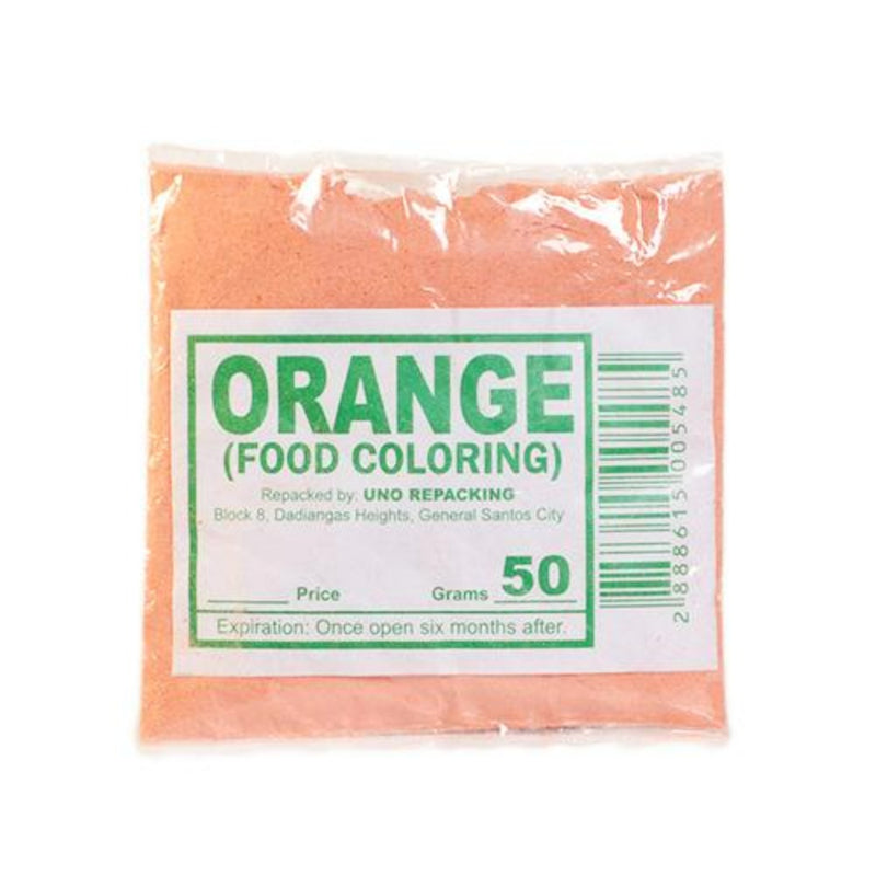 DCM Baking Needs DCM  Food Coloring Orange 50g Uno repacking