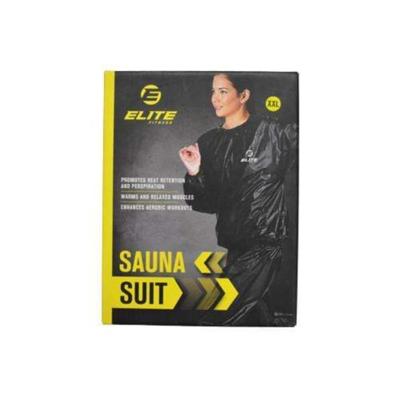 Elite Sports and Fitness Black / XXL Elite Sauna Suit