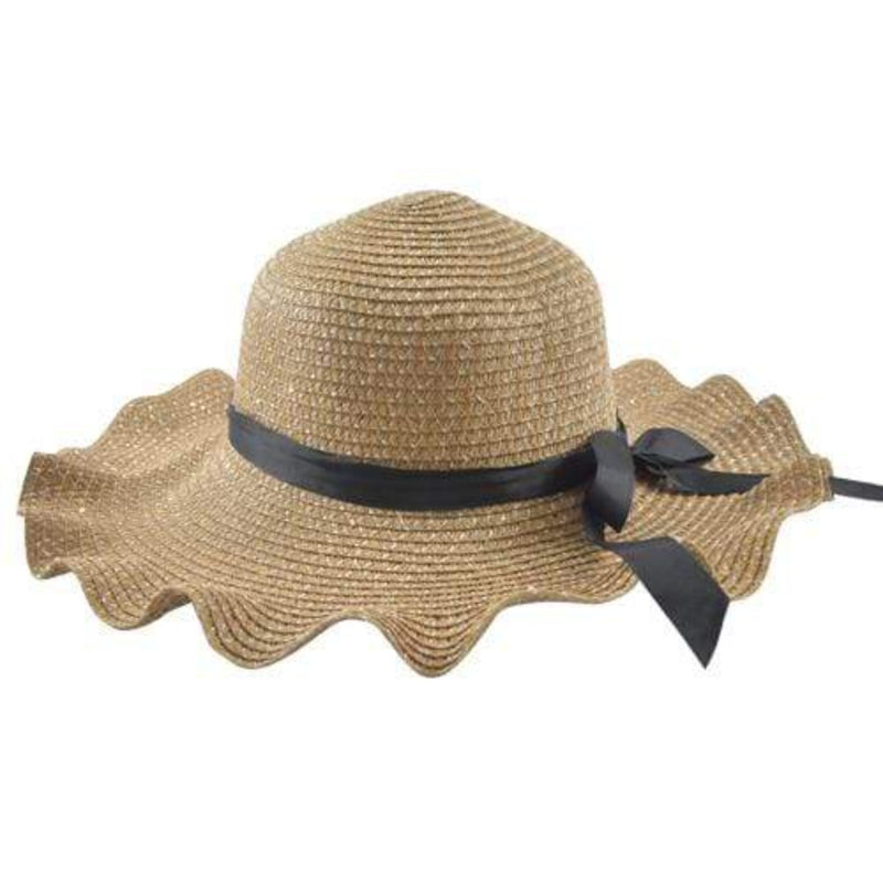 Essentials Ladies Accessories Brown Essentials Ladies Summer Hat
