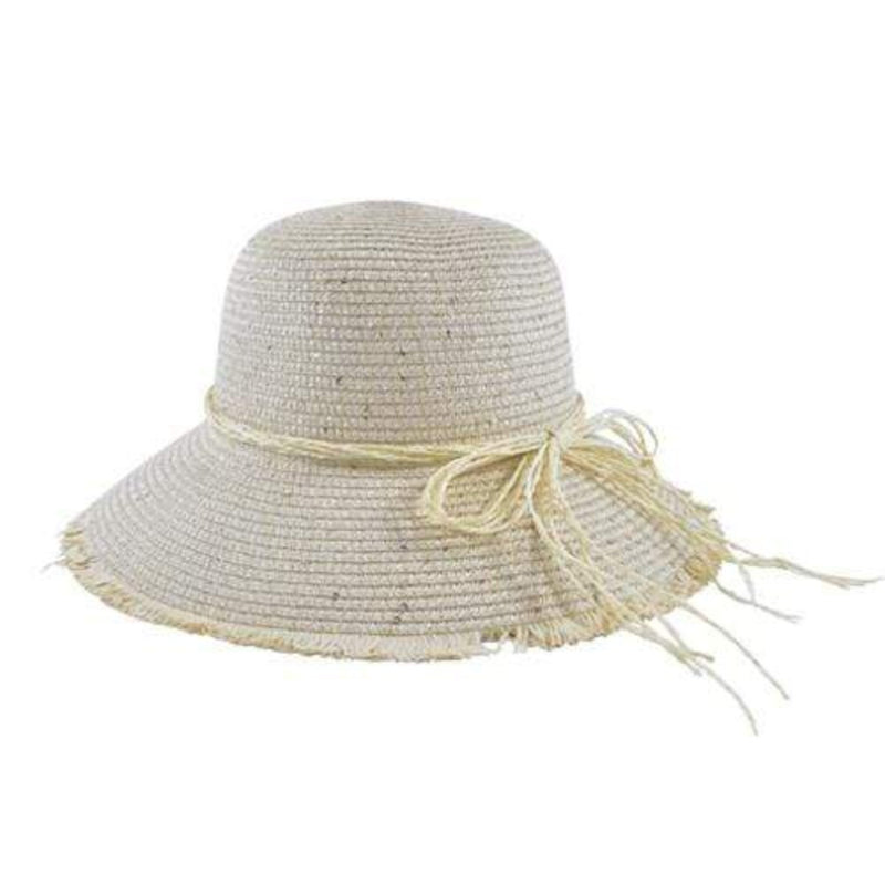 Essentials Ladies Accessories Dirty White Essentials Ladies Summer Hat