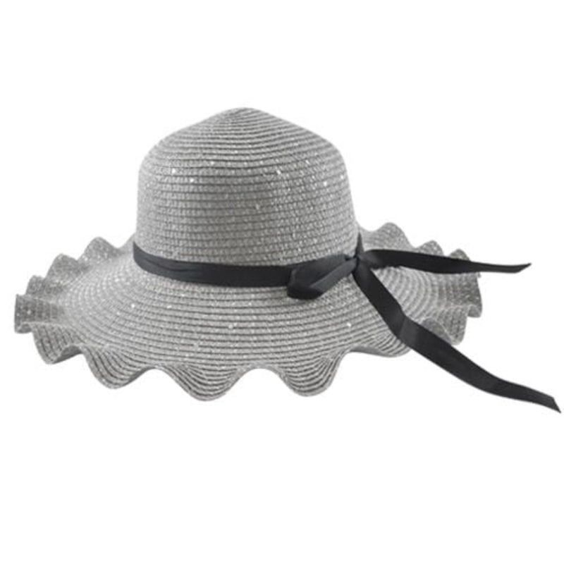 Essentials Ladies Accessories Gray Essentials Ladies Summer Hat