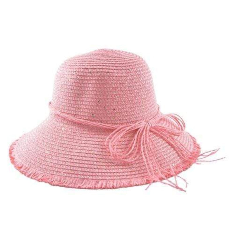 Essentials Ladies Accessories Old Rose Essentials Ladies Summer Hat