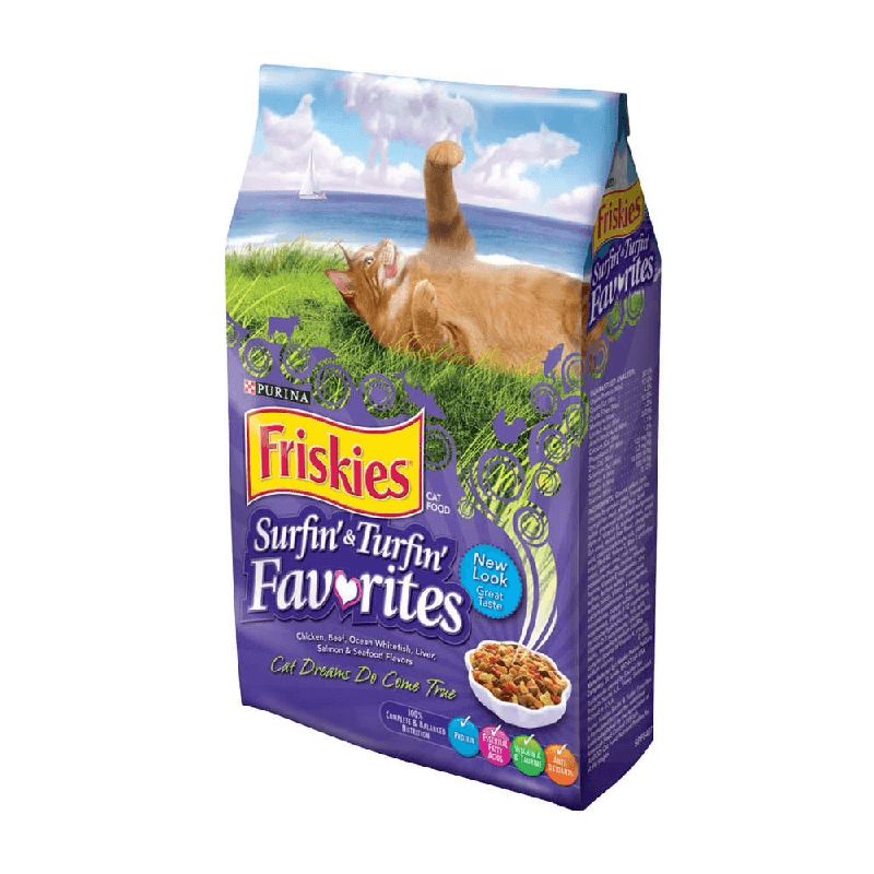 Friskies Pet Care Friskies Dry Cat Food Surfin Turfin 7Kg