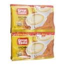 Great Taste Breakfast Drinks Great Taste 3 n 1 Brown Twin Pack 33g