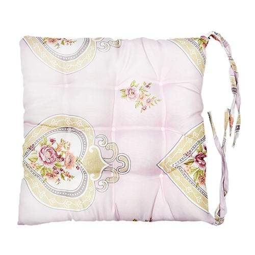 kcc Bath And Bedding light pink Chairpad:Printed