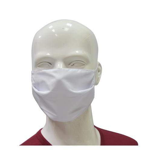 Kcc Health White Pleated Face Mask Cloth