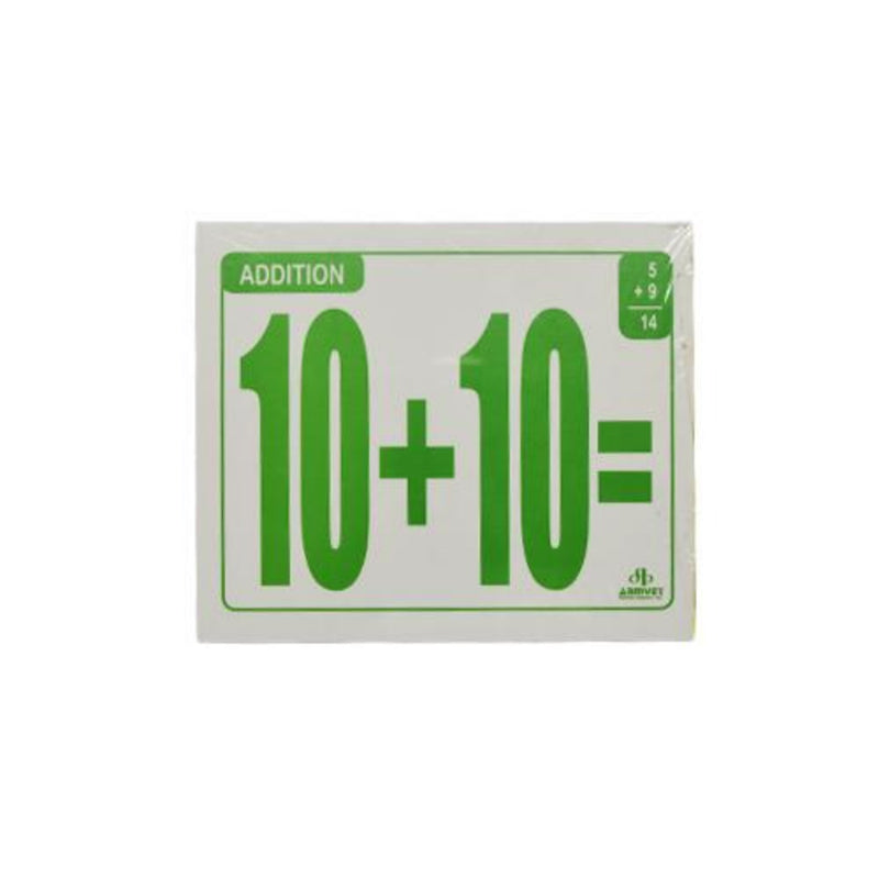 Kcc School And Office Supplies Flash Card Addition