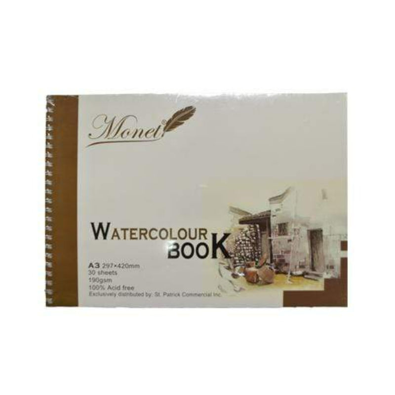 Kcc School And Office Supplies Monet Water Colour Book A3