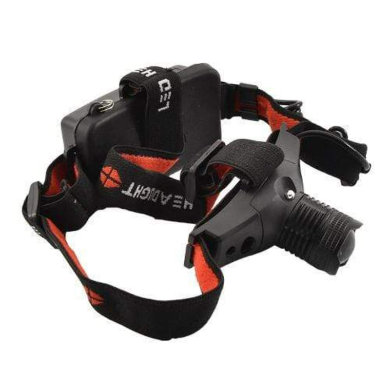 Kcc Sports And Fitness Black Headlamp Rechargeable