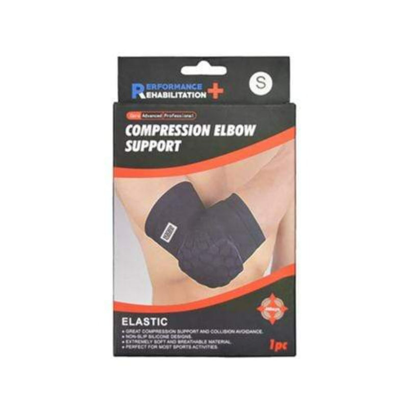 Kcc Sports And Fitness Black / Small Hardcore Compression Elbow Support Short
