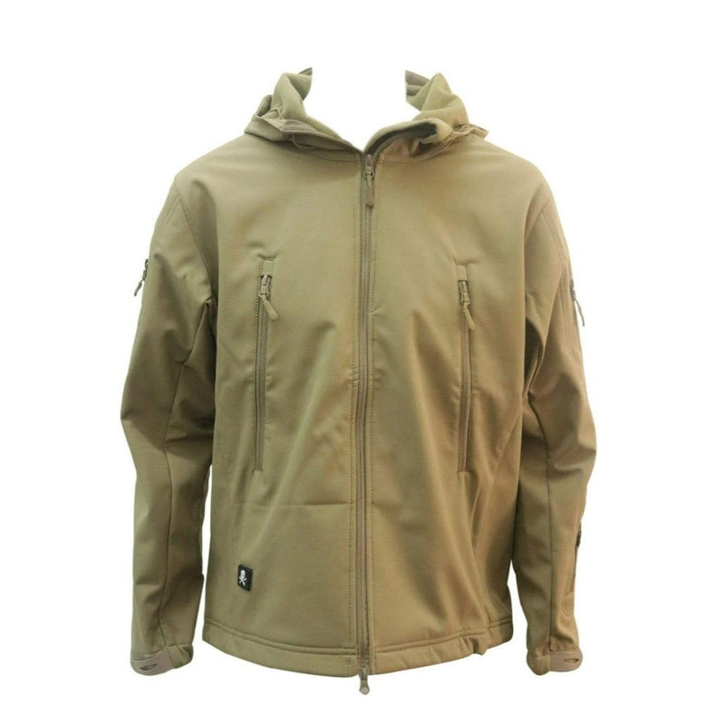 Kcc Sports And Fitness Brown / Large Tactical Jacket With Hood