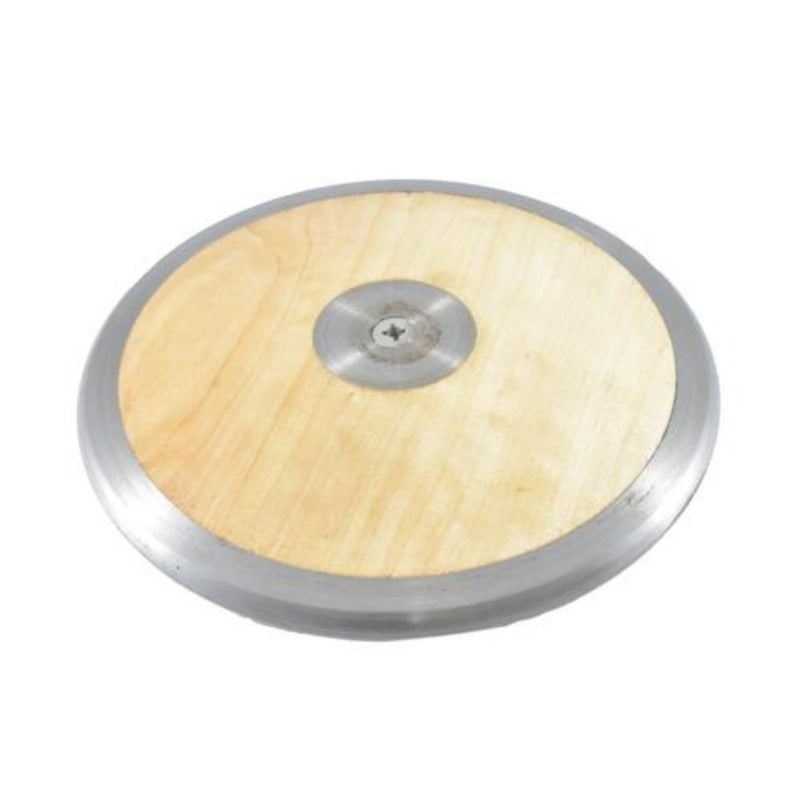 Kcc Sports And Fitness Brown/Silver Wooden Discuss Throw 1.5KG