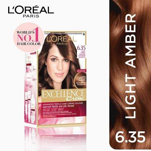 L'Oreal Health and Beauty Light Amber L'Oreal Paris Excellence Crème Triple Care Hair Color