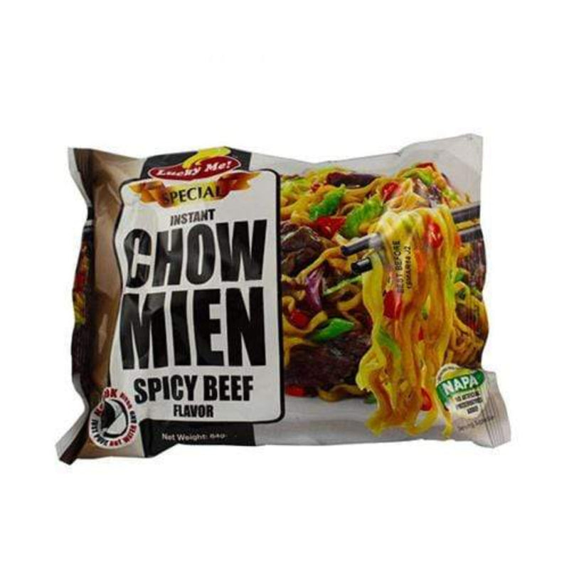 Lucky Me Pasta Lucky Me! Chow Mien Special Spicy Beef 64g- DELISTED
