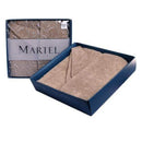 Martel Bath And Bedding Brown Gray / Face 12x12 Martel Face Hand Bath