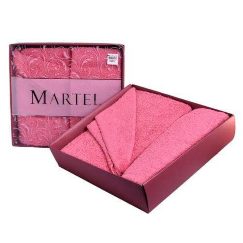 Martel Bath And Bedding Rose Pink / Hand 15x27 Martel Face Hand Bath