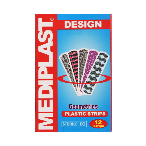 A box of plastic strips 12 pieces sterile