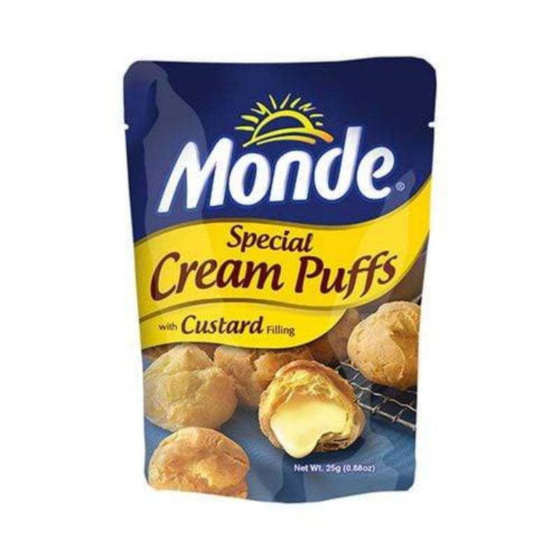 Monde Biscuits Monde Special Cream Puffs with Custard Filling 25g