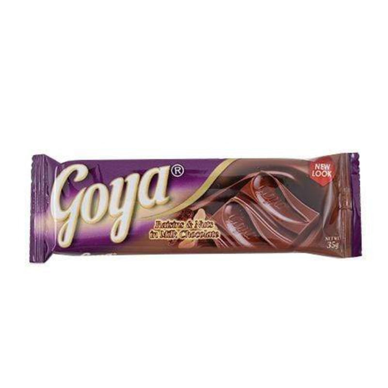 Nestle Candies Goya Bar Raisin and Nuts Milk Choco 38g