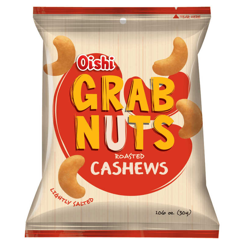 Oishi Nuts & Preserves Oishi Grab Nuts Roasted Cashews Lightly Salted 30g