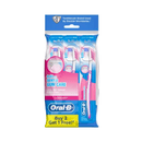 Oral B Oral Care Oral B Ultra Thin Gentle Gum Care Extra Soft 3's