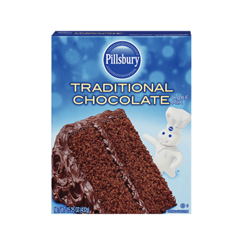 Pillsbury Cake Mix Traditional Chocolate 432g