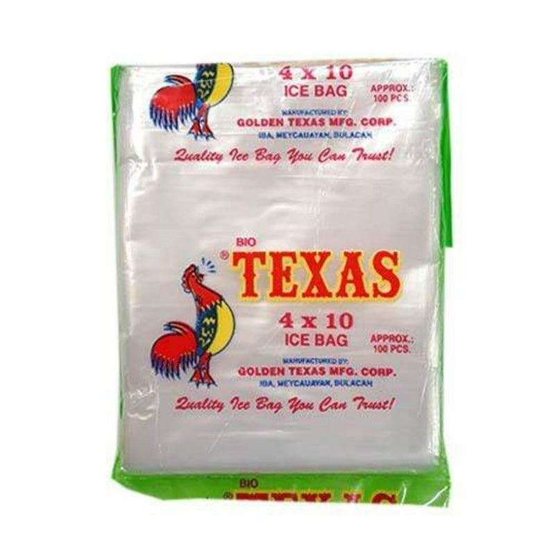 Texas Plastic Cellophane 4 x 10in 100's