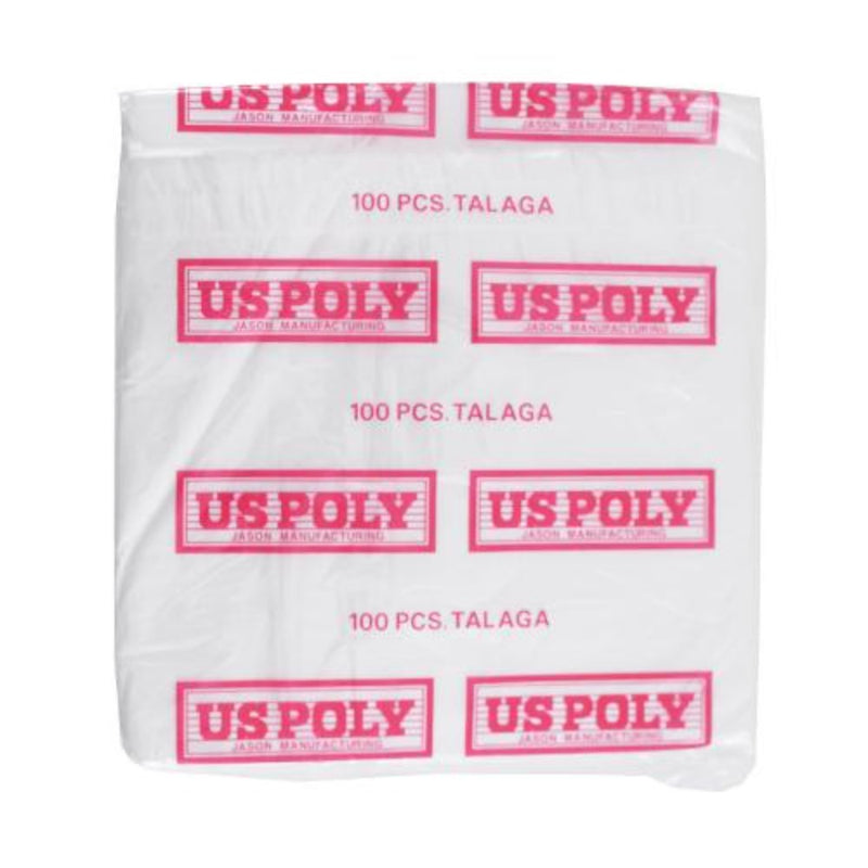 Us Poly Party Needs US Poly HD Plastic Cellophane 6 x 10 100's