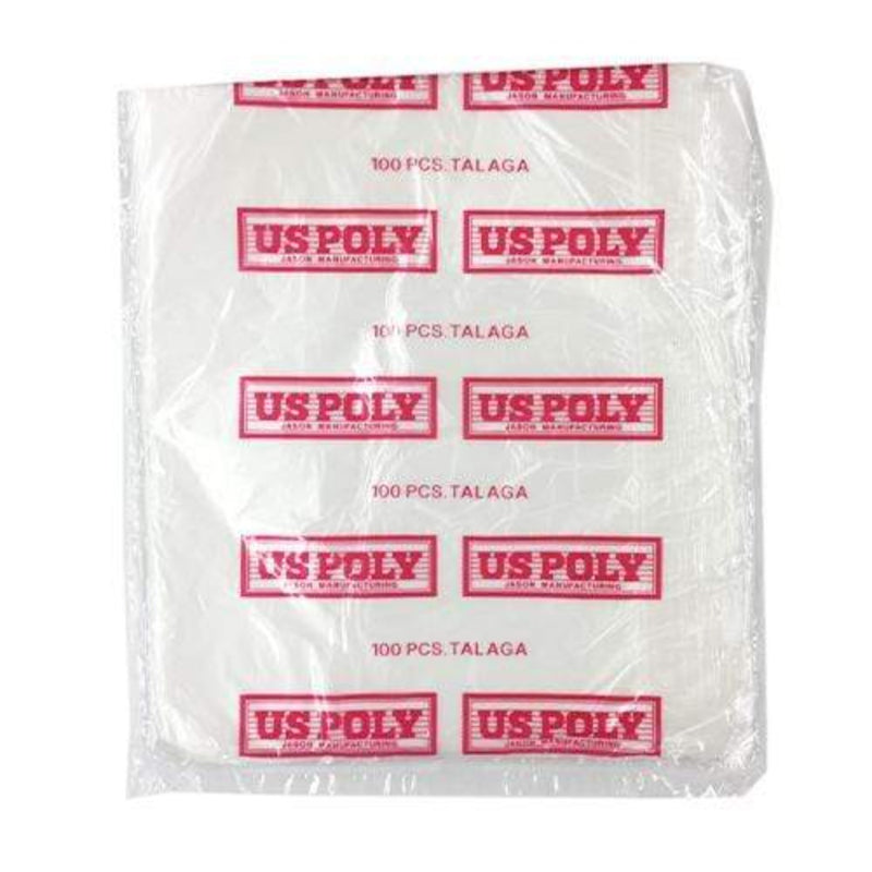 Us Poly Hd Plastic Cellophane 8 X 14in 100's