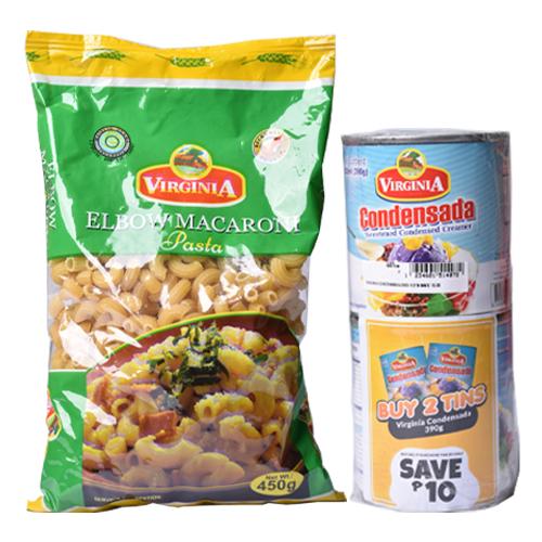 Virginia Pasta Virginia Elbow Macaroni 900g And 2 Condensada 390g