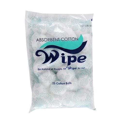 Wipe Skin Care Wipe Cotton Balls 25's
