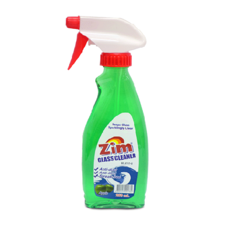 Zim Glass Cleaner With Trigger Head Apple 250ml