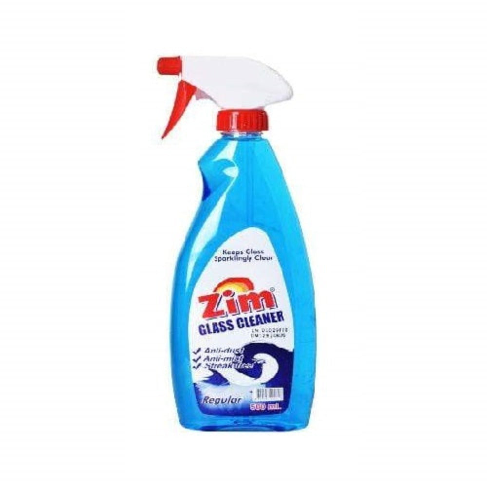 Zim Glass Cleaner With Trigger Head Regular 500ml 9915